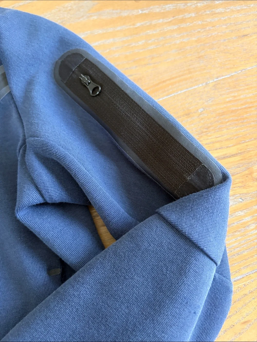 Nike Navy Blue Hooded Full-Zip Tech Jacket